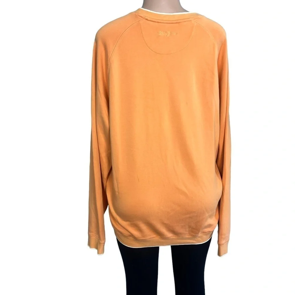 Bobby Jones Orange Pima Cotton Sweater